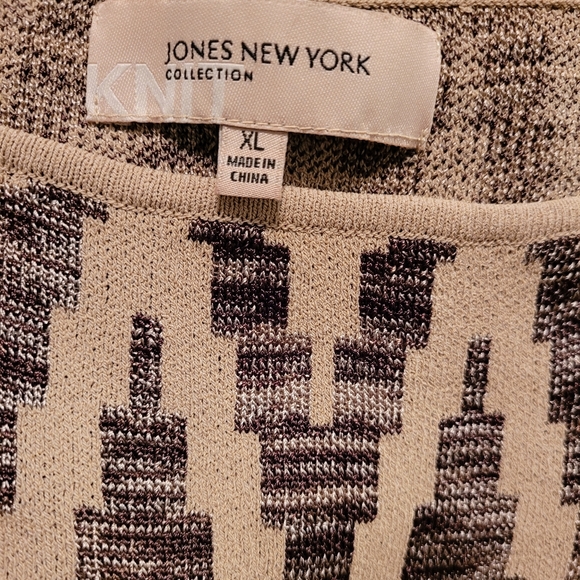 NWT Jones New York Knit Collection Size XL - Picture 3 of 3